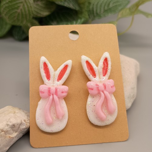 Orecchini glitter bunny - 🐰,