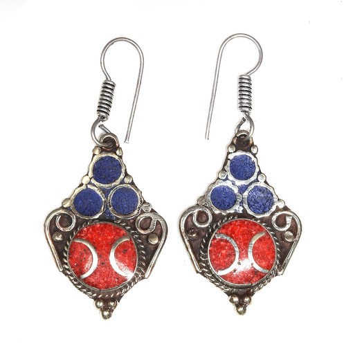 Orecchini rosso corallo