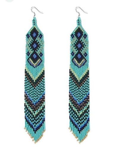 Orecchini con frange perle - orecchini,