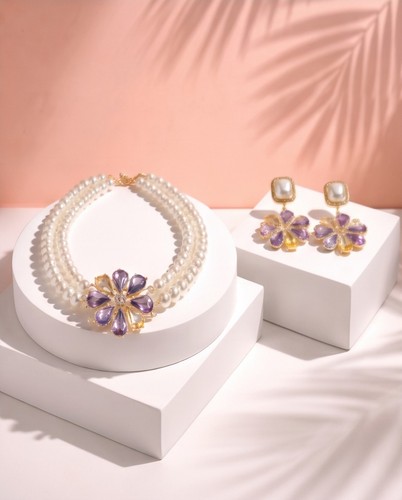 Set elegante collana - elegante, di