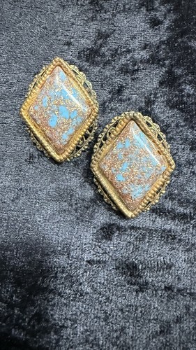 Orecchini clip cabochon - a,