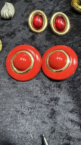 Orecchini vintage con bottoni