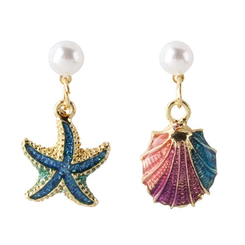 Orecchini lega multicolore - orecchini,
