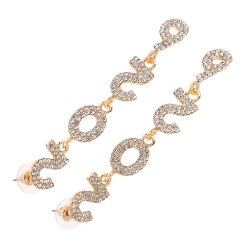 Orecchini cerchio strass - orecchini,
