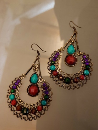 Orecchini donna strass