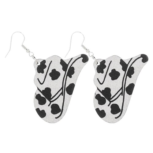 Orecchini cowgirl legno - in,