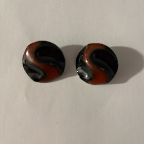 Orecchini vintage smalto - orecchini,